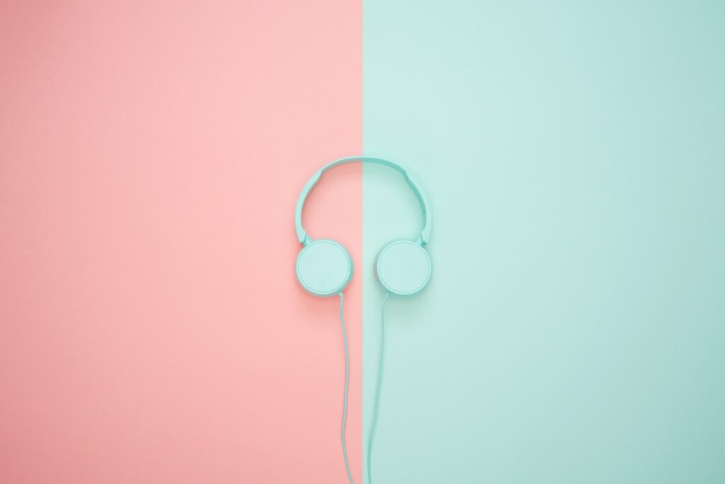 Blue Headphone